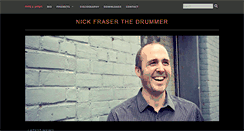 Desktop Screenshot of nickfraserthedrummer.com